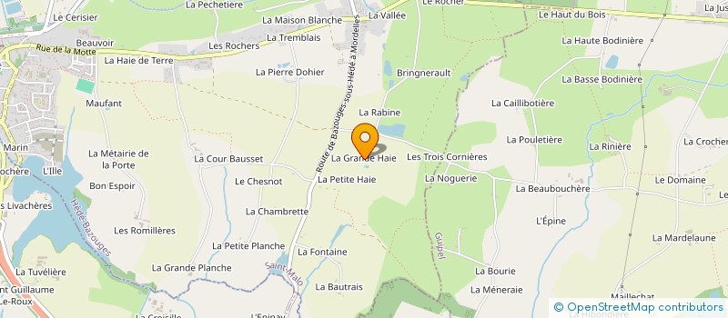 localisation de l'entreprise MONSIEUR THOMAS HELBERT  LANGOUET