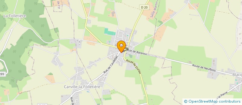 localisation de l'entreprise MONSIEUR THOMAS HELOUIN  SAINT MARTIN DE L'IF