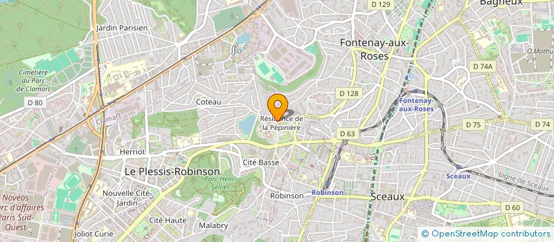 localisation de l'entreprise MONSIEUR THOMAS HEMERY  LE PLESSIS-ROBINSON