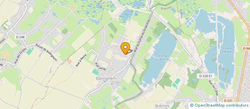 localisation de l'entreprise MONSIEUR THOMAS HENON  BALINGHEM