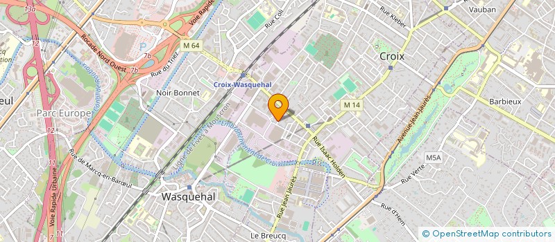 localisation de l'entreprise MONSIEUR THOMAS HENRIQUES  CROIX