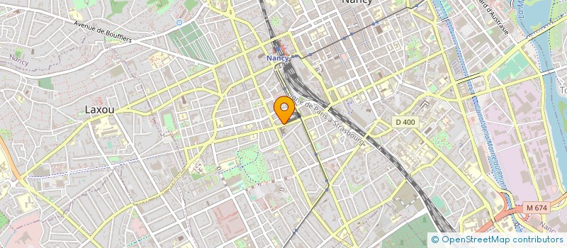 localisation de l'entreprise MONSIEUR THOMAS HENRY  NANCY