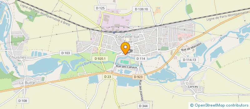 localisation de l'entreprise MONSIEUR THOMAS HERBRETEAU à COURVILLE-SUR-EURE