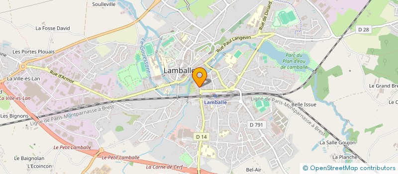 localisation de l'entreprise MONSIEUR THOMAS HERCOUET à LAMBALLE-ARMOR