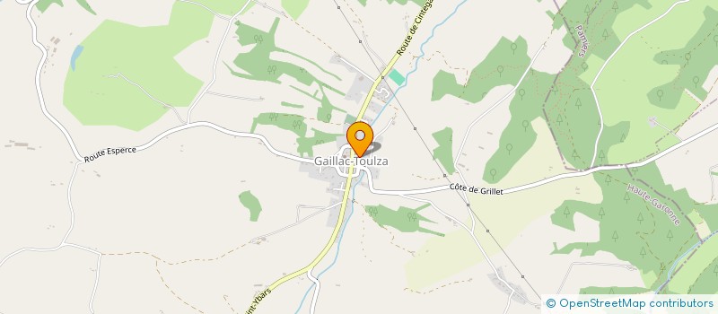 localisation de l'entreprise MONSIEUR THOMAS HERNANDEZ  GAILLAC-TOULZA