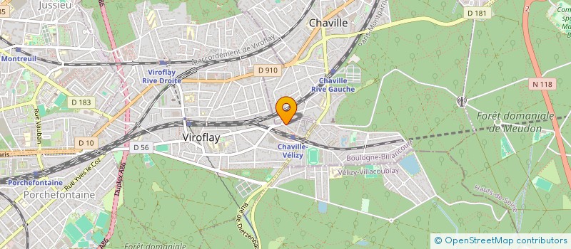 localisation de l'entreprise MONSIEUR THOMAS HERVE  VIROFLAY