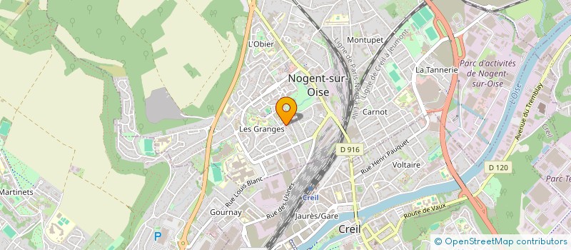 localisation de l'entreprise MONSIEUR THOMAS HEU  NOGENT-SUR-OISE