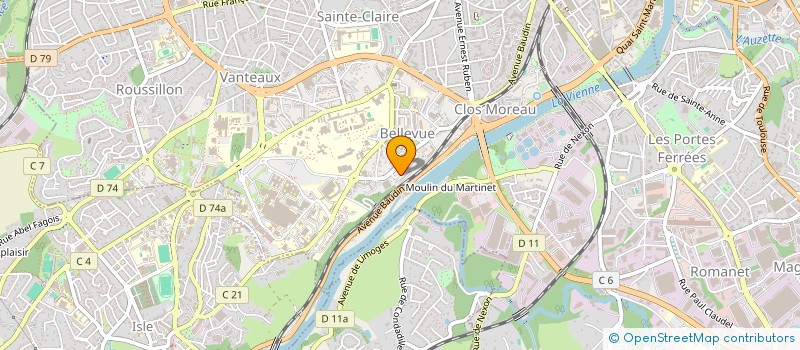localisation de l'entreprise MONSIEUR THOMAS HEUSSE à LIMOGES