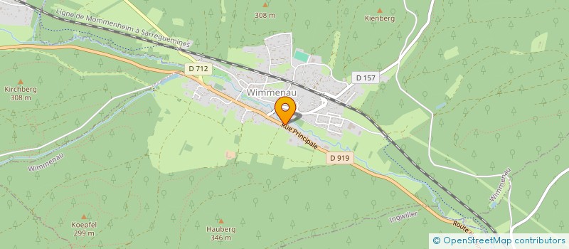 localisation de l'entreprise MONSIEUR THOMAS HILD  LA PETITE-PIERRE