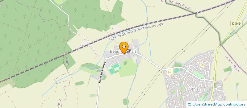 localisation de l'entreprise MONSIEUR THOMAS HITTLER  OTHIS