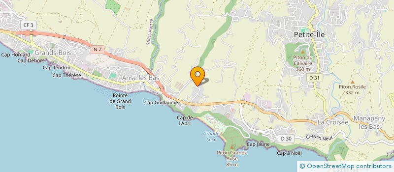 localisation de l'entreprise MONSIEUR THOMAS HOARAU  PETITE-ILE