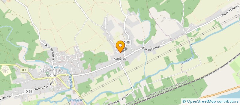 localisation de l'entreprise MONSIEUR THOMAS HOARAU à VEUZAIN-SUR-LOIRE