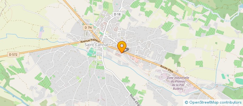 localisation de l'entreprise MONSIEUR THOMAS HOARAU  SAINT-CANNAT