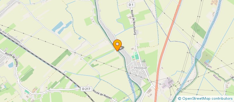 localisation de l'entreprise MONSIEUR THOMAS HODICQ  RUMINGHEM