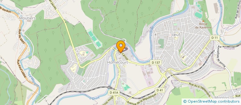 localisation de l'entreprise MONSIEUR THOMAS HOHL  HOMECOURT