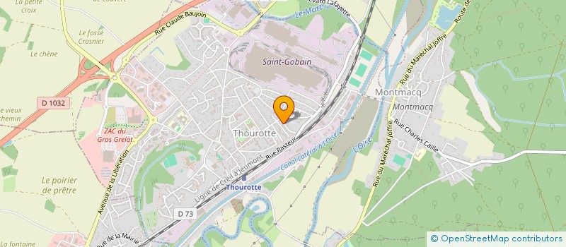 localisation de l'entreprise MONSIEUR THOMAS HOLZEMER TONY  THOUROTTE