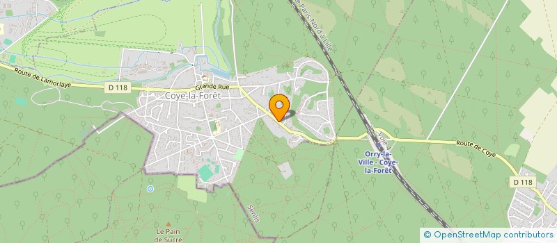 localisation de l'entreprise MONSIEUR THOMAS HONG PHI HAI  COYE-LA-FORET