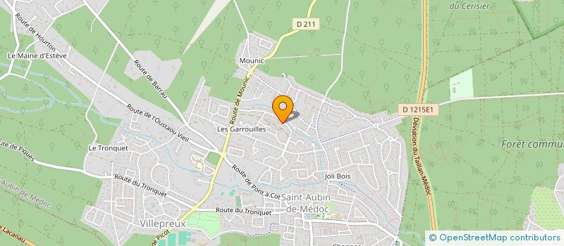localisation de l'entreprise MONSIEUR THOMAS HORRILLO  SAINT-AUBIN-DE-MEDOC