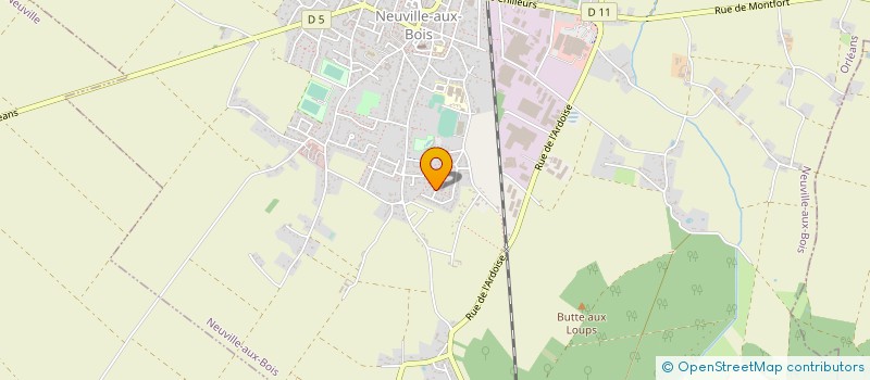 localisation de l'entreprise MONSIEUR THOMAS HOUDIN  NEUVILLE-AUX-BOIS