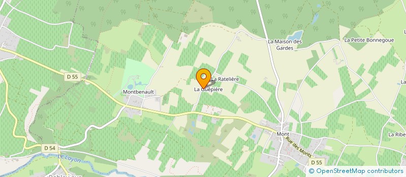 localisation de l'entreprise MONSIEUR THOMAS HOUET  BELLEVIGNE-EN-LAYON