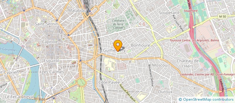 localisation de l'entreprise MONSIEUR THOMAS HOUGH à TOULOUSE