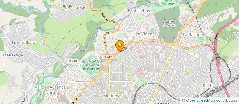localisation de l'entreprise MONSIEUR THOMAS HOUILLON à LIMOGES