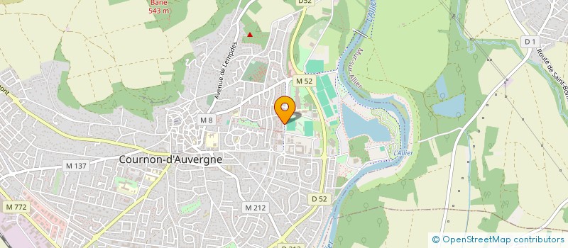 localisation de l'entreprise MONSIEUR THOMAS HOURY  COURNON-D'AUVERGNE