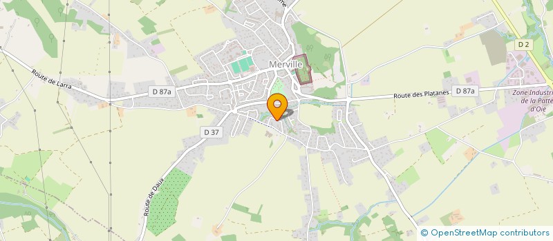 localisation de l'entreprise MONSIEUR THOMAS HUAT  MERVILLE