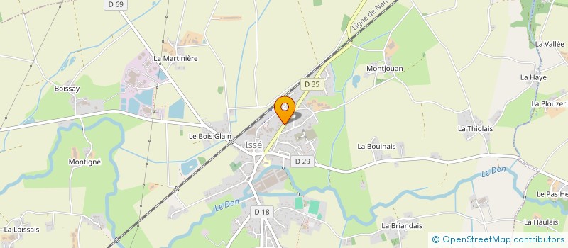 localisation de l'entreprise MONSIEUR THOMAS HUBERT  ISSE