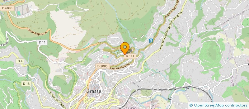 localisation de l'entreprise MONSIEUR THOMAS HUBNER  GRASSE