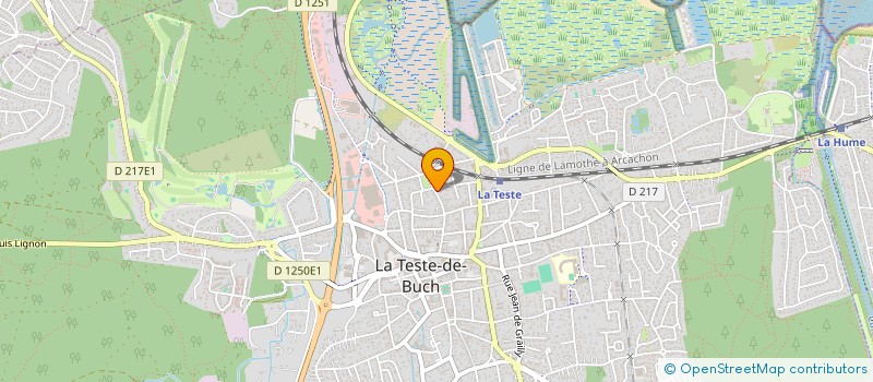 localisation de l'entreprise MONSIEUR THOMAS HUE à LA TESTE-DE-BUCH