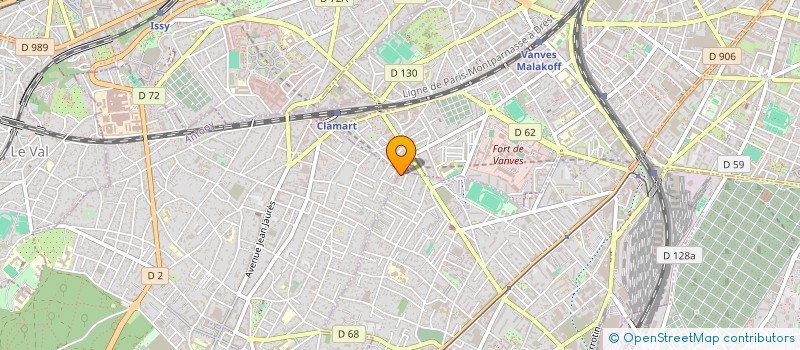 localisation de l'entreprise MONSIEUR THOMAS HUET à CLAMART