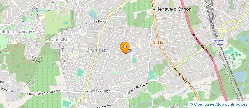 localisation de l'entreprise MONSIEUR THOMAS HUET  VILLENAVE-D'ORNON