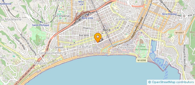 localisation de l'entreprise MONSIEUR THOMAS HUGUES à NICE