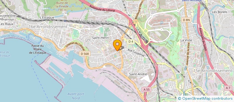 localisation de l'entreprise MONSIEUR THOMAS HUGUES  MARSEILLE