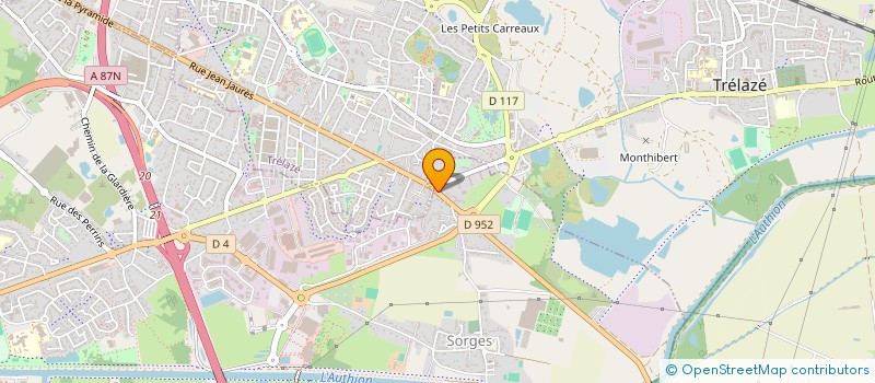 localisation de l'entreprise MONSIEUR THOMAS HULLIN à LES PONTS-DE-CE