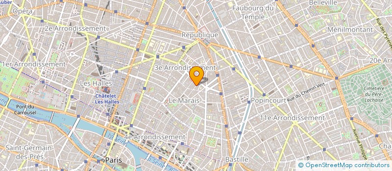 localisation de l'entreprise MONSIEUR THOMAS HUMERY  PARIS