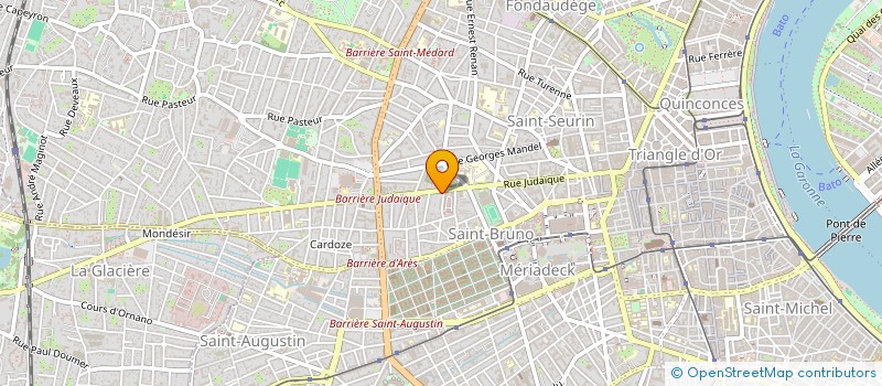 localisation de l'entreprise MONSIEUR THOMAS HUS  BORDEAUX