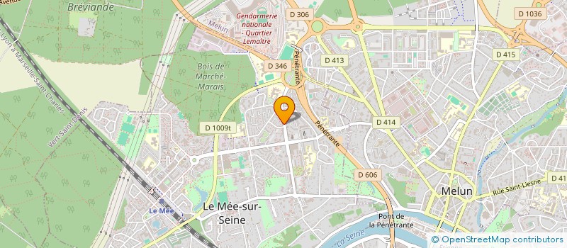 localisation de l'entreprise MONSIEUR THOMAS HYVON  LE MEE-SUR-SEINE