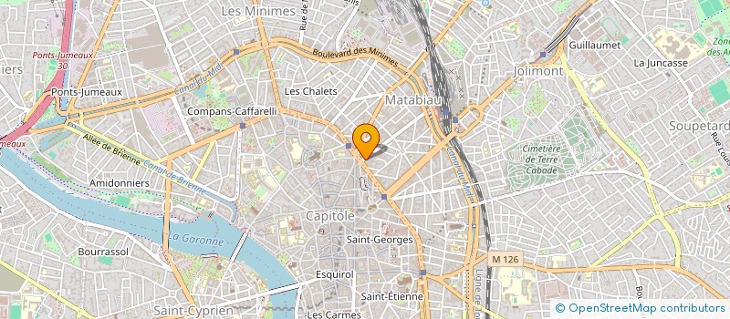 localisation de l'entreprise MONSIEUR THOMAS IACONO DI CACITO  TOULOUSE