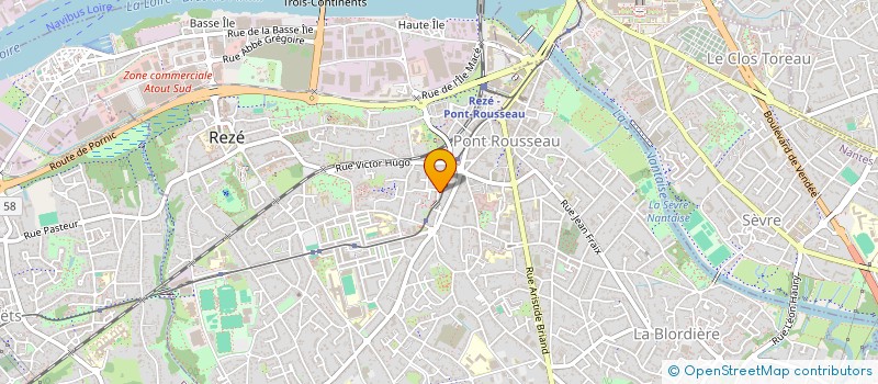 localisation de l'entreprise MONSIEUR THOMAS ICRE  REZE