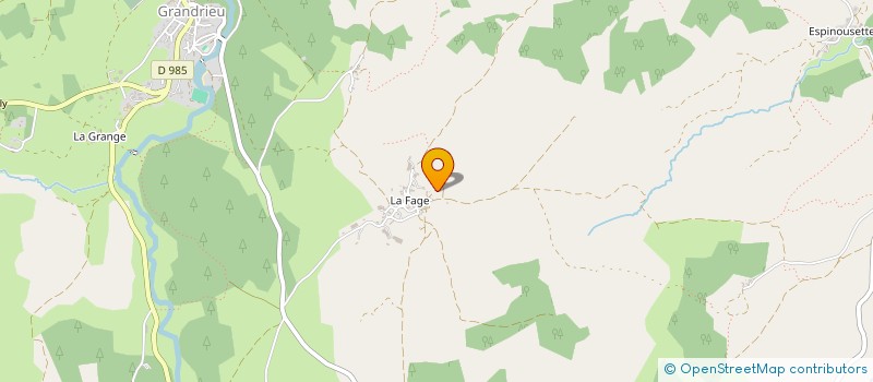 localisation de l'entreprise MONSIEUR THOMAS IDEZAK  GRANDRIEU