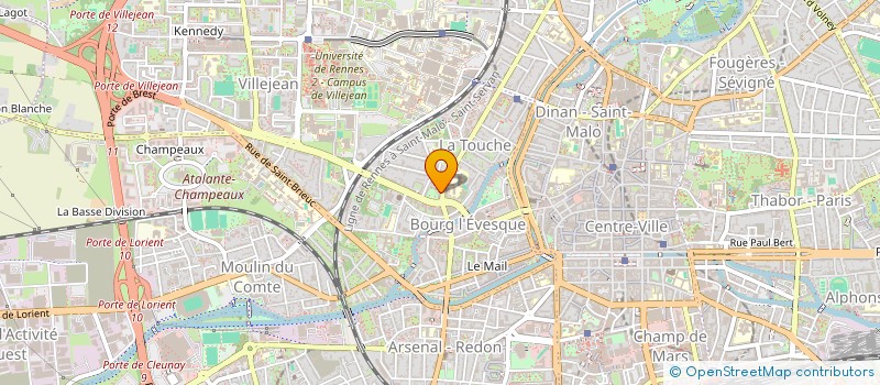 localisation de l'entreprise MONSIEUR THOMAS INESTA  RENNES