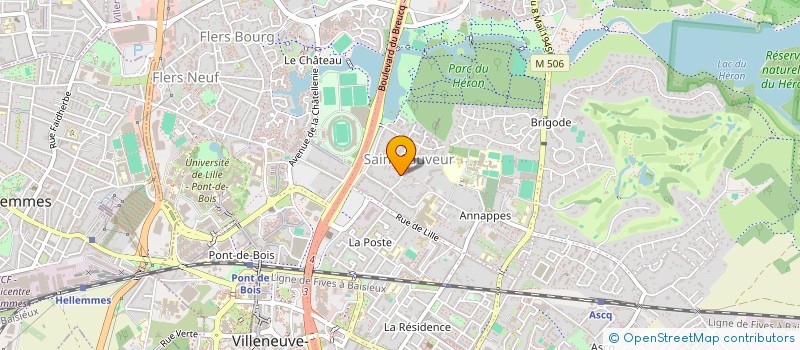 localisation de l'entreprise MONSIEUR THOMAS IOOS  VILLENEUVE-D'ASCQ