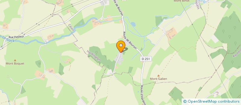 localisation de l'entreprise MONSIEUR THOMAS JACOB  HARDINGHEN