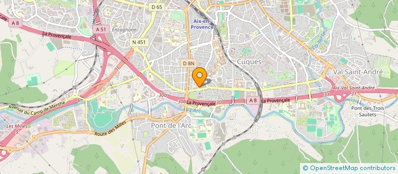 localisation de l'entreprise MONSIEUR THOMAS JACOMET à AIX-EN-PROVENCE
