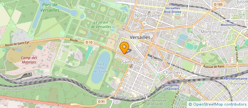 localisation de l'entreprise MONSIEUR THOMAS JACQUELIN à VERSAILLES