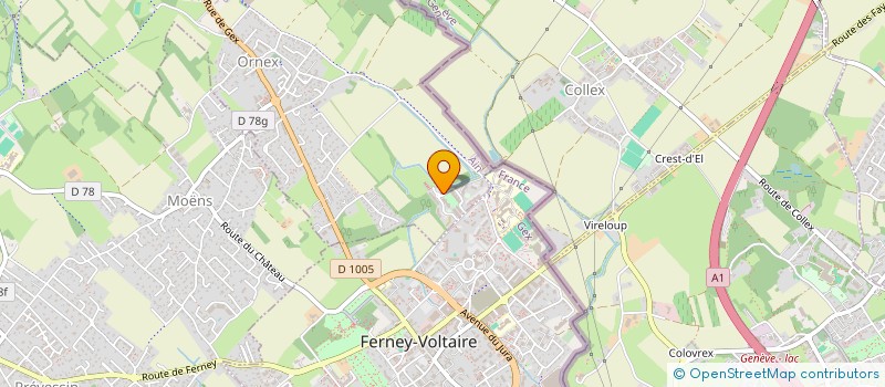 localisation de l'entreprise MONSIEUR THOMAS JACQUEMIER  ORNEX