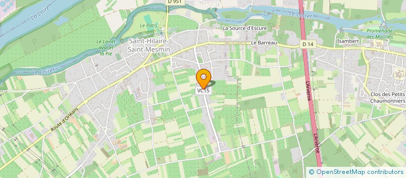 localisation de l'entreprise MONSIEUR THOMAS JACQUEMINET à SAINT-HILAIRE-SAINT-MESMIN