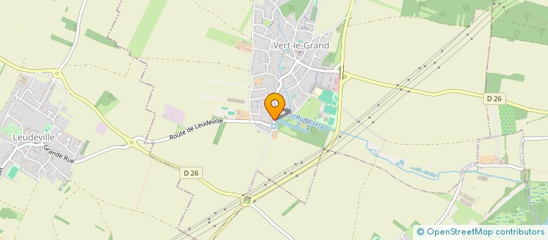 localisation de l'entreprise MONSIEUR THOMAS JACQUES-SEBASTIEN  VERT-LE-GRAND